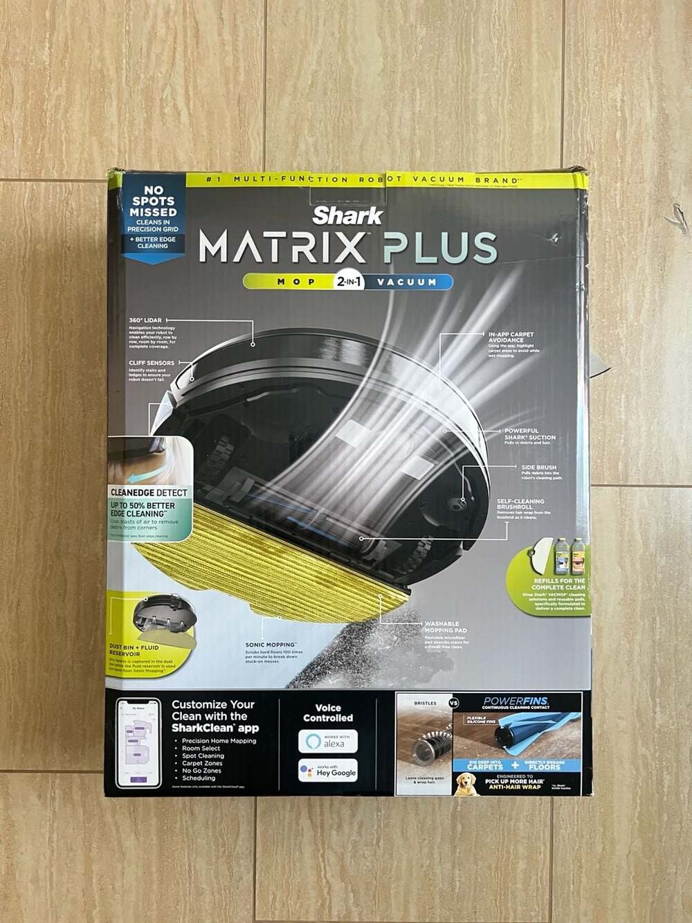 Shark AI Ultra 2-in-1 Robot Vacuum Matrix Plus WiFi Connected - Black
